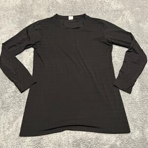Zyia Active Shirt Womens XXL Black Mesh Performance Long Sleeve